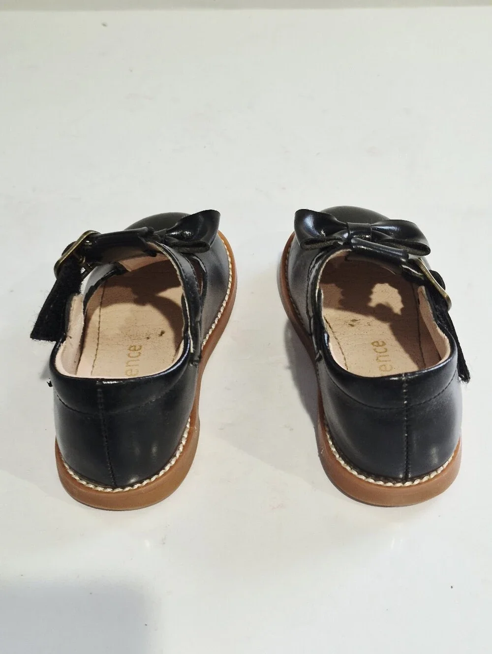 KIDERENCE Baby Girl Black Bow Mary Jane Shoes
